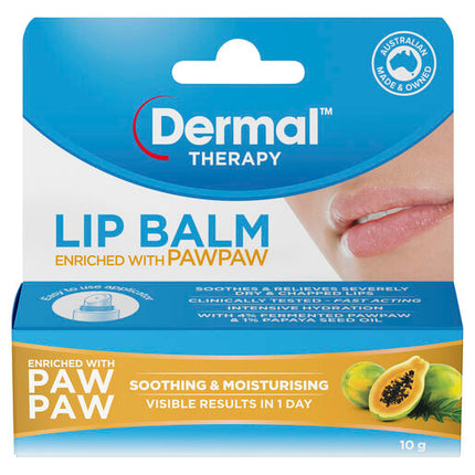 Dermal Thearpy Lip Balm Paw Paw 10G