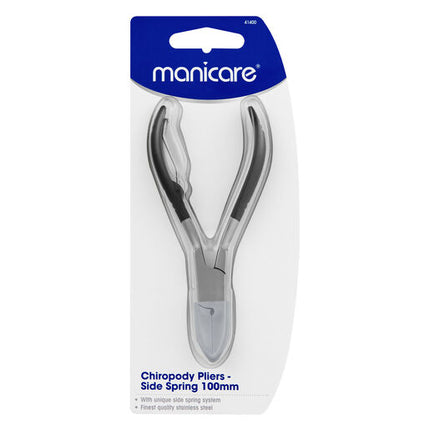 Manicare Chiropody Pliers 100mm with Side Spring