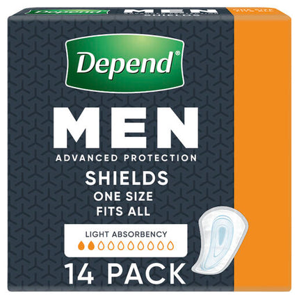 Depend Guards for Men One Size Fits All 14 Pack