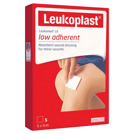 Leukomed LA Dressing 5cm x 5cm 5 Pack