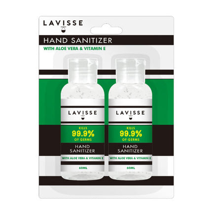 Lavisse Hand Sanitiser Twin Pack 2 x 60mL