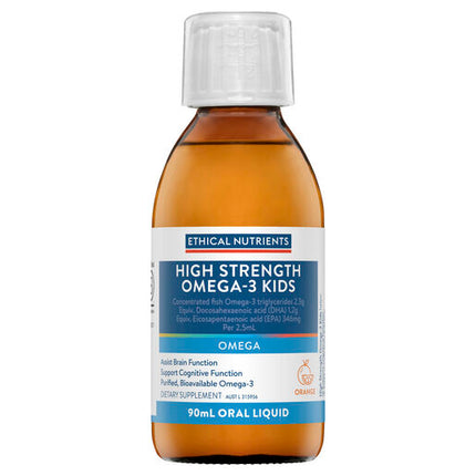 Ethical Nutrients High Strength Omega-3 Kids Oral Liquid 90ml