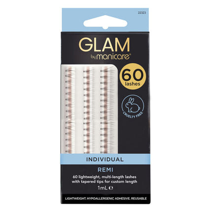 Glam by Manicare 62. Remi Individual Mink Effect Eyelashes