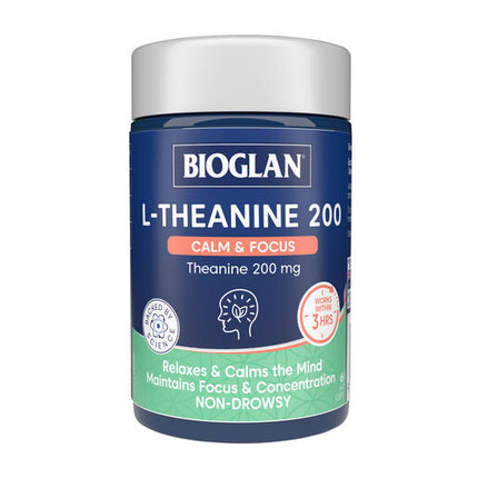Bioglan L-Theanine 200 Calm & Focus 60s