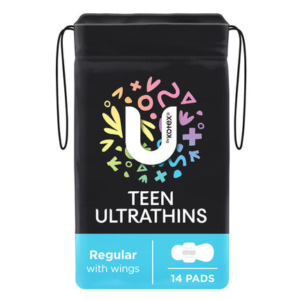 U By Kotex Ultra Thin Teen Regular Wing 14