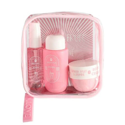 VV Love 3 Piece Mini Set Pink Dragonfruit & Jasmine 40ml Mist+50ml Cream+90ml Shower Gel