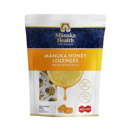 Manuka Health MGO400+ Manuka Honey Drops with Lemon 250g
