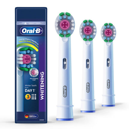 Oral B 3D White 3 Pack Replacement Electric Toothbrush Head