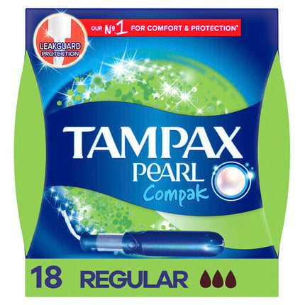 Tampax Pearl Compak Tampons Super 18 Pack