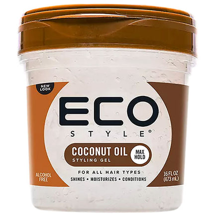 Eco Style Professional Styling Gel Coconut Oil 473ml