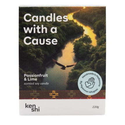Kenshi Mid Size Candle Passionfruit & Lime 220G
