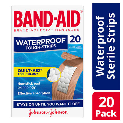 Band-Aid Waterproof Tough Strips 20 Pack