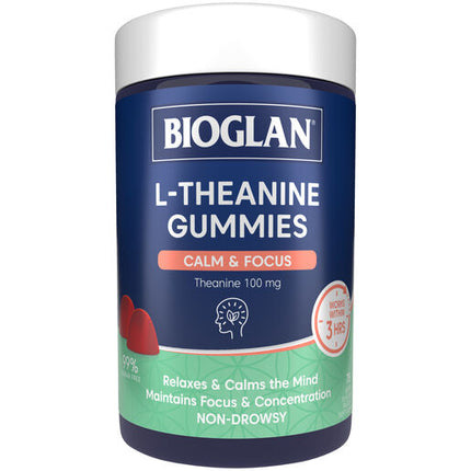 Bioglan L-Theanine Calm & Focus Gummies 75