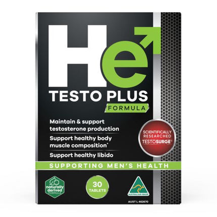HE Testo Plus 30 Tablets
