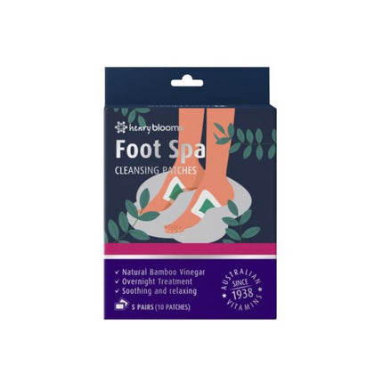Henry Blooms Foot Spa Cleansing Patches 5 Pairs