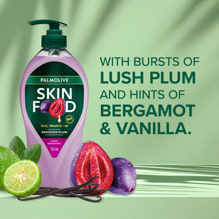 Palmolive Skin Food Body Wash Davidson Plum 750mL