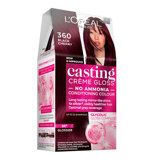 L'Oreal Casting Creme Gloss Semi-Permanent Hair Colour 360 Black Cherry