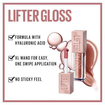 Maybelline Lifter Gloss Hydrating Lip Gloss Petal 5.4mL