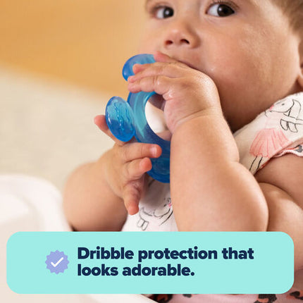 Nuby Muslin Bandana Bibs with Teething Corner