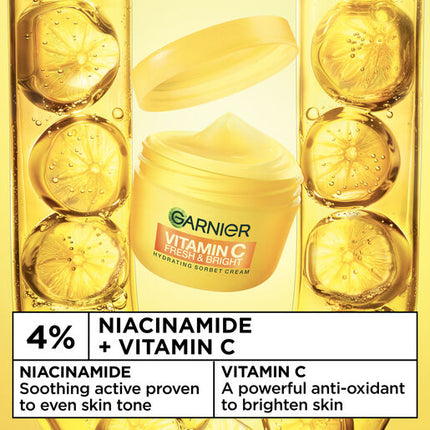 Garnier Vitamin C Sorbet Moisturiser Cream for Face 85ml