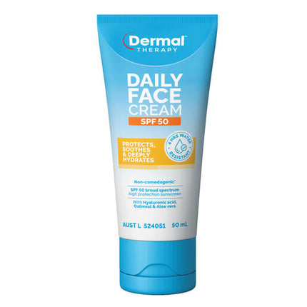 Dermal Therapy Daily Face SPF50 Cream 50mL