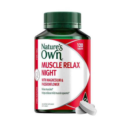 Nature’s Own Active Magnesium Recovery Muscle Night Tablets 120