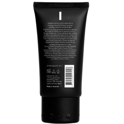Natio Tinted Moisturiser Mineral Golden SPF50 50g