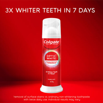 Colgate Toothpaste Optic White Pump 100g