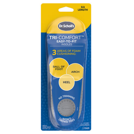 Dr Scholl Tri-Comfort Easyfit Insoles Men