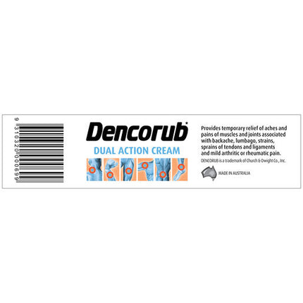 Dencorub Dual Action Pain Relieving Cream 100g