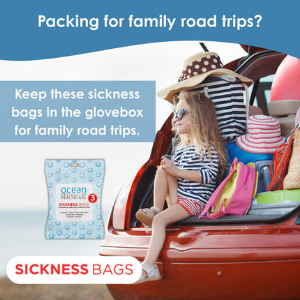 Ocean Healthcare Sickness Bags 3 Pack