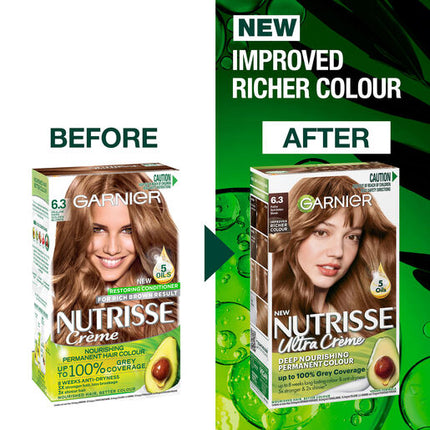 Garnier Nutrisse Hair Colour 6.3 Praline