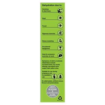 Hydralyte Effervescent Electrolyte Tablets Lemon Lime 40 Tablets