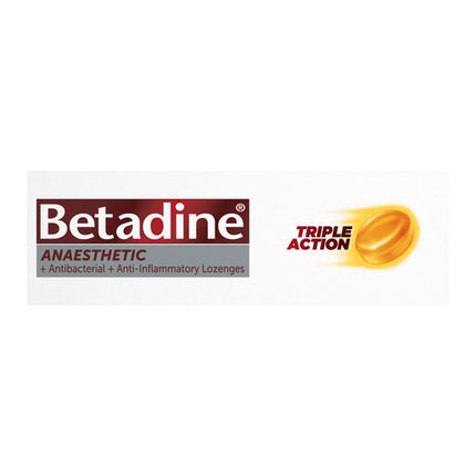 Betadine Lozenge Anaesthetic Honey Lemon 36 Lozenges