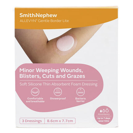 Allevyn Gentle Boarder Lite Oval Box of 3
