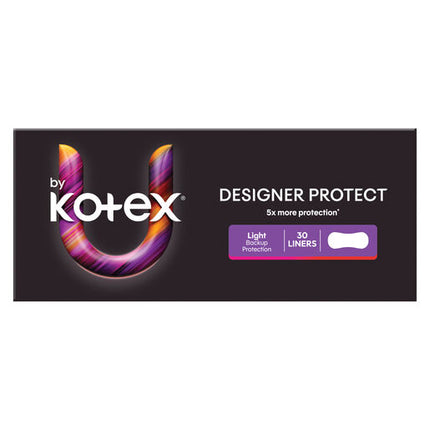 U By Kotex Protect Liners with Design 30 Pack