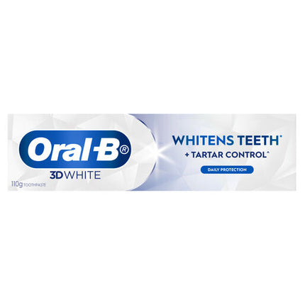 Oral-B 3D White Strengthens Enamel Whitening Toothpaste 110g