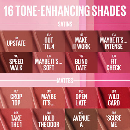 Maybelline Maybe It's Serum Lipstick Matte 106 Maybe Its Soft 8H