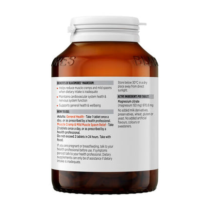 Blackmores Magnesium 100 Tablets