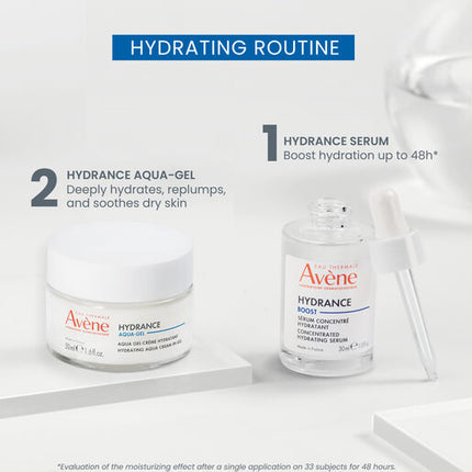 Avène Hydrance Hydrating Aqua Cream-in- Gel Moisturiser with Hyaluronic Acid for Dehydrated Skin - 50ml