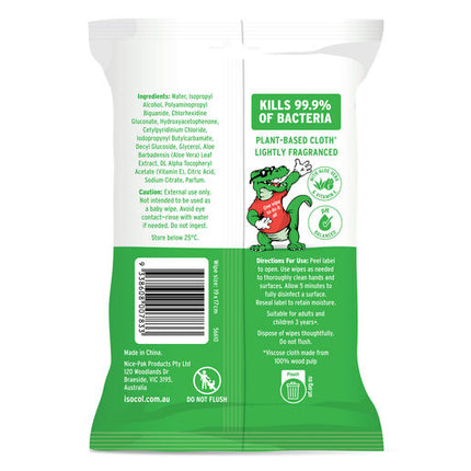 Isocol Multipurpose Antibac Wipes 15 Pack