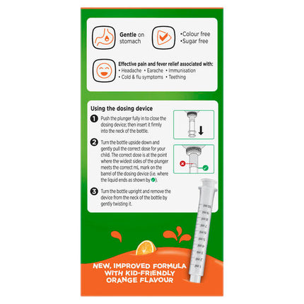 Panadol Children 5-12 Years Orange 200mL