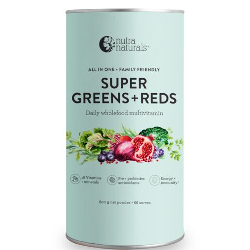 Nutra Naturals Super Greens + Reds 600g