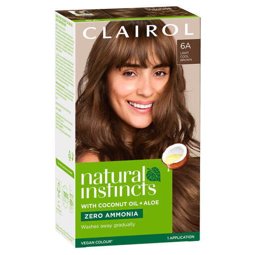 Clairol Natural Instincts 6A Light Cool Brown