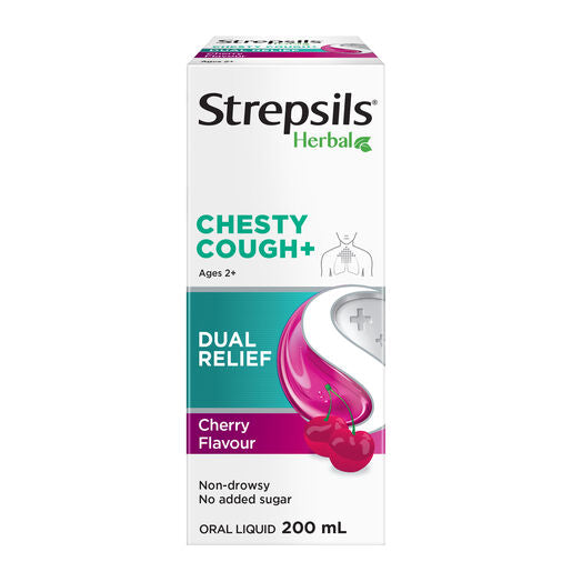 Strepsils Herbal Chesty Cough+ Liquid 200ml