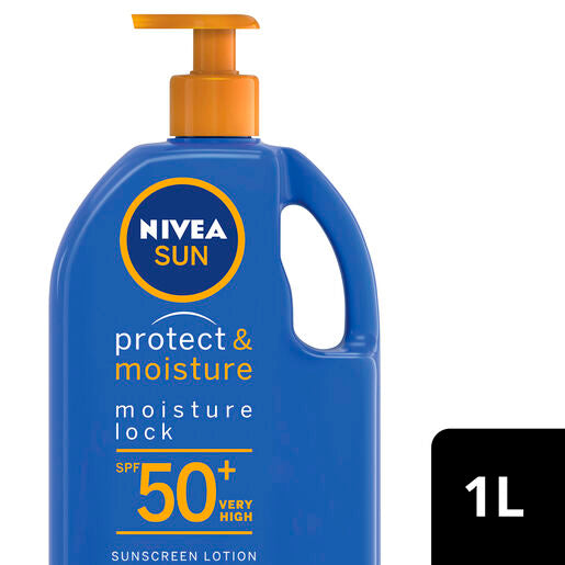 Nivea Protect & Moisture Moisture Lock SPF50+ Sunscreen Lotion 1L