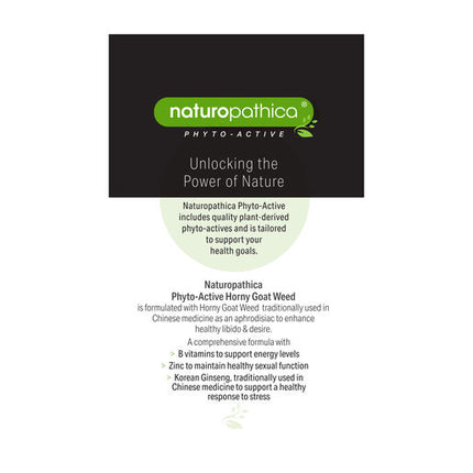 Naturopathica Horny Goat Weed For Him 50 Tablets