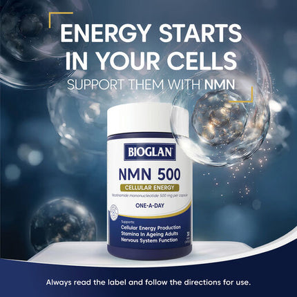 Bioglan NMN 500mg Capsules 30