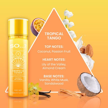 So..? Bossa Nova Tropical Tango Body Mist 150ml