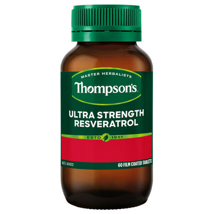 Thompson's Resvertrol Ultra 60 Tablets